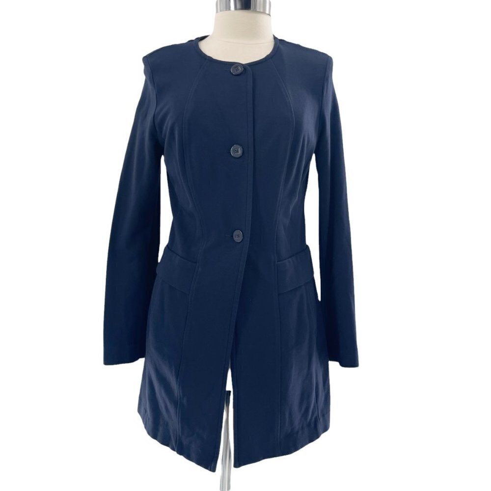 Cabi‎ Lido Long Jacket Navy Blue